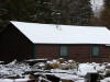 May 17 snow on cabins